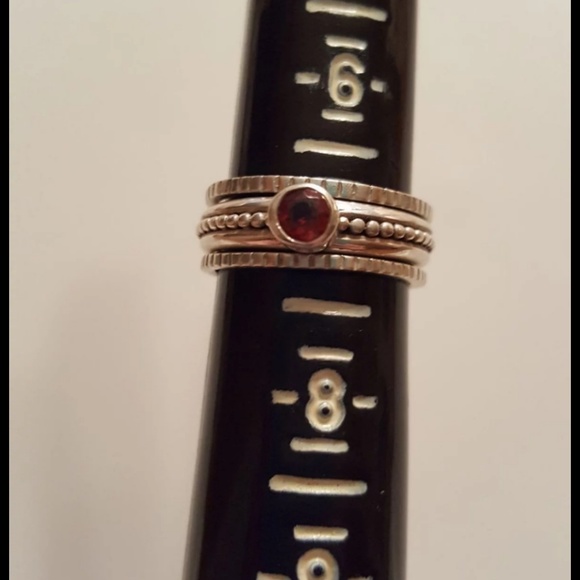 Silver Stackable Rings - Picture 4 of 4